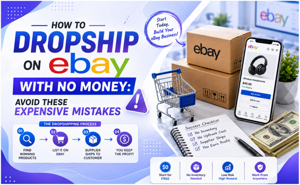 Dropship on eBay with no money