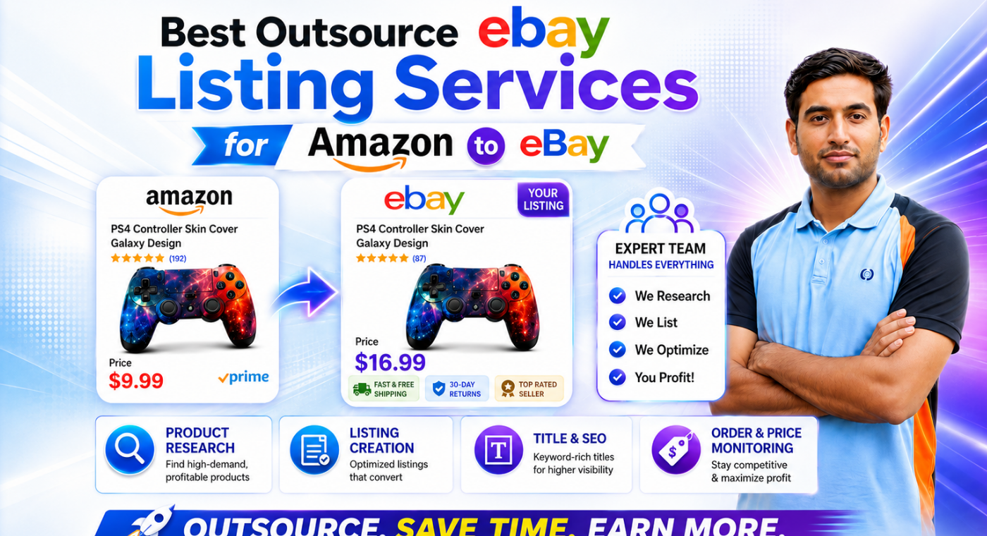 Best Outsource eBay Listing Services for Amazon to eBay
