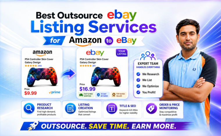 Best Outsource eBay Listing Services for Amazon to eBay