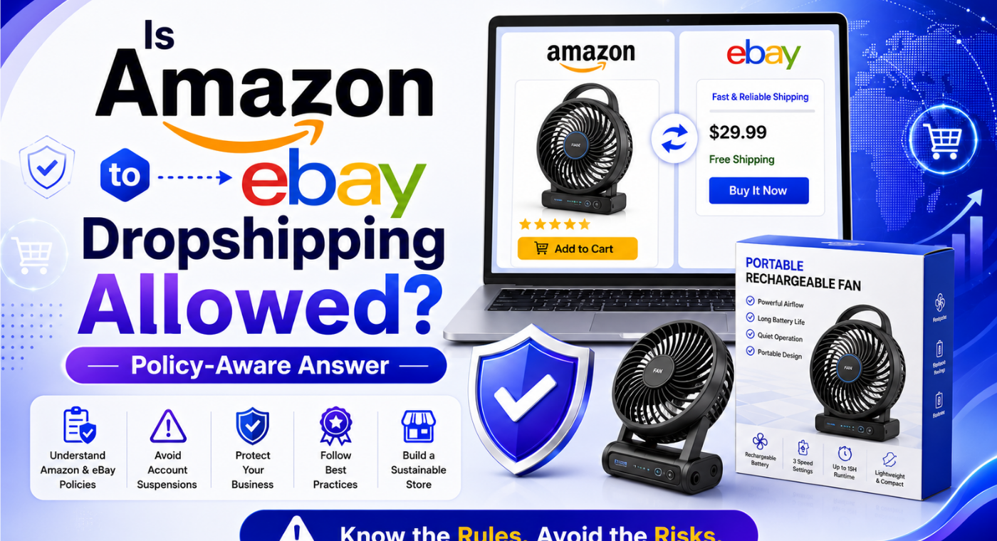Is Amazon to eBay Dropshipping Allowed? Policy-Aware Answer