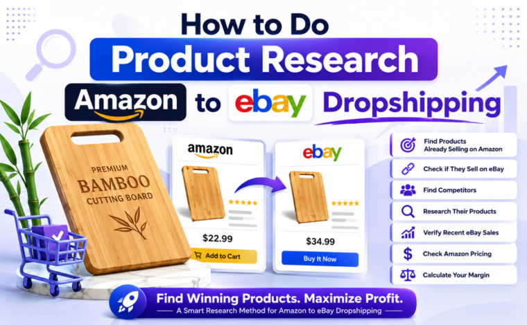 How to Do Product Research for Amazon to eBay Dropshipping