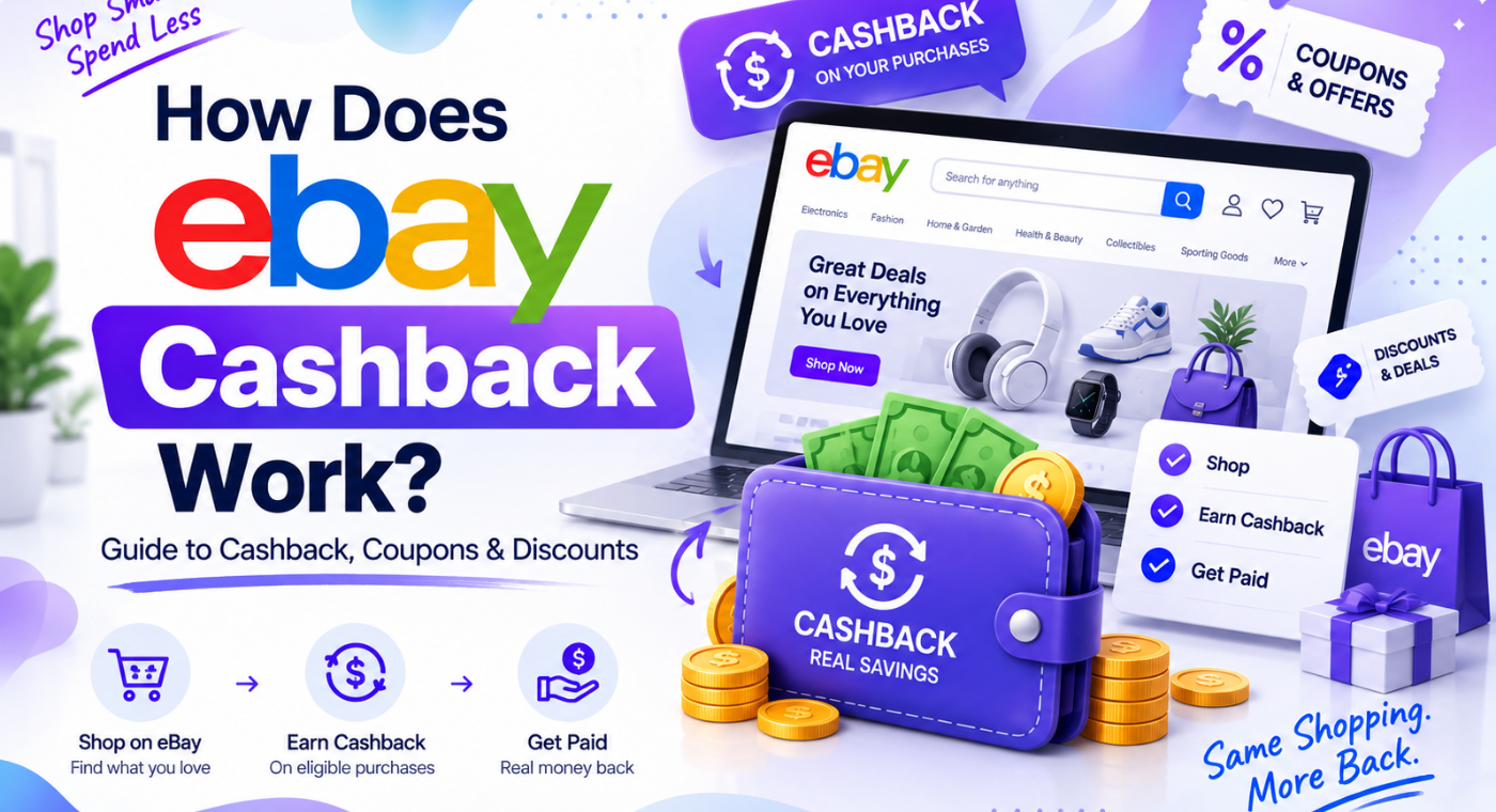 How Does eBay Cashback Work? Guide to Cashback, Coupons & Discounts